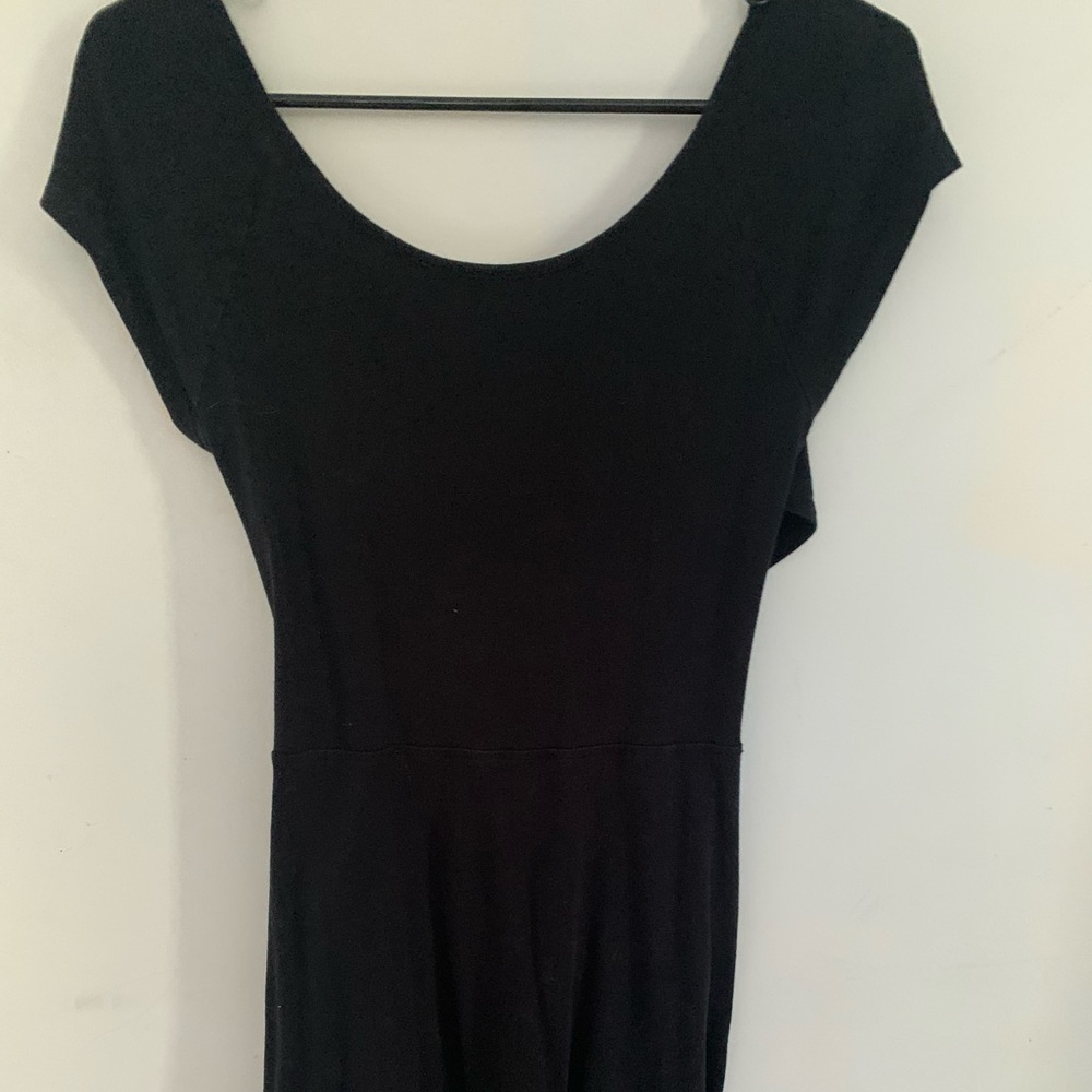 Slit back T-shirt dress